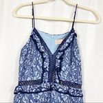Keepsake The Label Catch Me Lace Mini Dress: Blue Photo 7