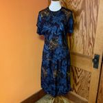 Vintage 80s top & skirt set Blue Photo 7