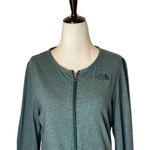 The North Face  Jacket Women Medium Green Crew Neck Full Zip Classic Fit Gorpcore Photo 2