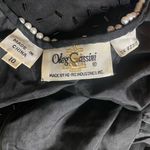 Oleg Cassini Stunning
Vintage Black Silk Beaded & Sequin Gown, Starburst Size 10 Photo 11