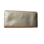 Michael Kors Pebble Wallet Gold 7.5X1.5X3.5 Clutch SEE DESCRIPTION Photo 1