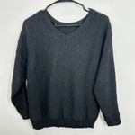 Philosophy Republic Clothing Charcoal Heather Gray Knit Sweater Women's Pullover Size M Photo 3