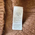 J.Crew Womens  Chunky Button-Shoulder Crewneck Sweater Alpaca Wool Size XXS Brown Photo 6