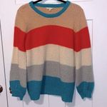 VICI Happy Days Striped Knit Sweater Photo 0