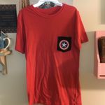 Marvel Captain America Pocket Tee Red Photo 0