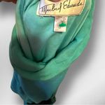 Michael Edwards Green Dress with Belt Size 10 Photo 4