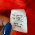 Lovers + Friends  Aylah Red Long Sleeve Strapless Mini Dress size Medium Photo 6