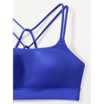Athleta  XL Perfect Form Bra Sports Bra A-C Varsity Blue X-Large #626672 Photo 2