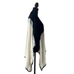 White House | Black Market Cape Wrap One Sz Open Asymmetrical Cashmere Wool Blend Photo 3
