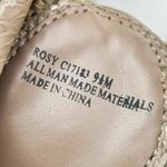 MIA  Womens Rosy Low Wedge Thong Gold Beaded Jeweled Sandal Size 9.5 Photo 9