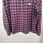 Carhartt Rugged Flex Loose Fit Midweight Flannel Long Sleeve Plaid Shirt Size L Photo 3