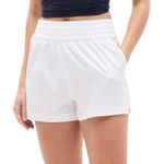 Athleta  Weekender High Rise 3” Run Shorts White Women’s Medium Photo 0