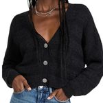 Ba&sh  Grey Harold Wool Cashmere‎ Cardigan Sweater-NWT L Photo 4