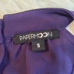 Paper moon Purple Sleeveless Women's Top Photo 1