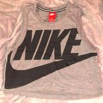 Nike Cropped Gray Tank Photo 0