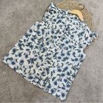 J. Crew Factory Women’s Sleeveless Ruffle Top Button Front Floral Cottagecore S White Photo 1