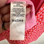 Anthropologie by Scallop Halter Short Romper High Neck in Pink Floral Sz 8 US Photo 13