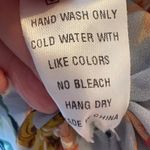 Dress Forum  Floral High Low Maxi Dress Surplice Neck Blue Size Medium Photo 7