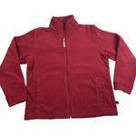 Woolrich  Women's Long Sleeve Fleece Zip Up Jacket‎ Size Small Raspberry Cozy Photo 0