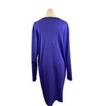 Howard Wolf Escape Purple Long Cardigan Sweater Dress L With Button Front & Pock Size L Photo 1