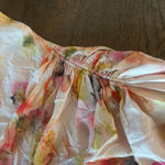 ALC Frank a.l.c. poppy ruched draped off shoulder mini silk dress Photo 3