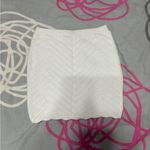 Hollister  Ultra High-Rise White Crochet Mini Skirt Photo 3