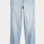 SO  high rise straight light blue jeans Photo 0