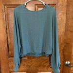 SheIn Blue Cropped Sweater/ Long Sleeve Photo 0