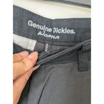 Dickies Genuine  Pants Women's Gray Black Straight Leg Slim Fit Size 8 P Photo 1