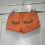 Mossimo Supply Co. Orange cuffed Jean Shorts Casual Style size 9. Photo 3