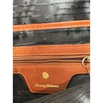 Tommy Hilfiger Tommy Bahama Tan Black Woven Tote Bag Brown Strap Large Shoulder Purse Beachy Photo 2