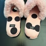 Victoria's Secret Pink and Black Polka Dot Slippers med 7/8 New Photo 5