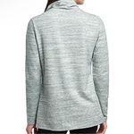 Danskin  Women's Large Cowl Neck French Terry Bliss Wrap Top Yoga Modern Photo 1