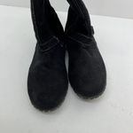 Dr. Scholls  black mid calf side zip round toe synthetic boots warm women size 8 Photo 3