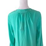 Lilly Pulitzer  - NWT Silk Elsa Floral Embroidered
Eyelet Blouse Lagoon Sz S Photo 4