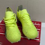Puma  Neon Yellow and Black Soccer Cleats Photo 1