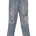 Pistola  Presley Straight Leg High Rise Light Wash Distressed Jeans 26 Primetime Photo 1