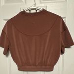 Lululemon  athletica Rust Short Sleeve Crop Top Photo 3