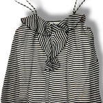 No Boundaries Black and White Striped Ruffle Spaghetti Strap Tank Top Cami Boho Bohemian XXL Photo 0