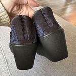 Steven By Steve Madden Women Betsi Navy Blue Woven Platform Wedge Shoes Size 10 Photo 5