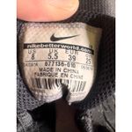 Nike Running Shoes Athletic Training Gym Workout Sneakers Black Women's Size 8 Photo 5