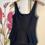 BB Dakota  Black Peplum Dress Mini Tank Stretchy School Twee Girlhood Photo 2
