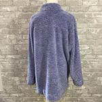 Soft Surroundings  Blue Fleece 1/2 Zip Pullover Photo 4