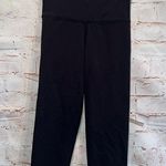 TNA Pants Womens XS Black Cropped Capri Leggings Athletic Activewear Yoga Waist Photo 0