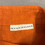 Bryn Walker  Burnt Orange linen Blouse large/ XL tunic boho classic chic Photo 2