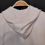 Weekend Clothesline White Hooded Sleeveless Floral Flower Patch Vest Sweater Green Size L Photo 1