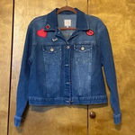 Candie's  vintage patchwork jean jacket. Large Photo 0