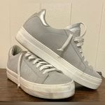 P448 HTF Sold Out Size EU42 US 11 Women’s Gray P488 Thea Platform Leather Sneakers Photo 2