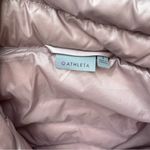 Athleta Downabout Puffer Vest Asymmetric Zip Cardamom Spice Photo 7