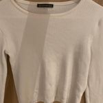 Brandy Melville Rare  Cropped Cream Sweater Photo 0